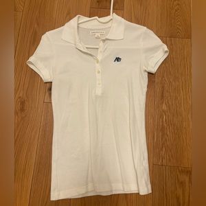 Aeropostale white collard shirt